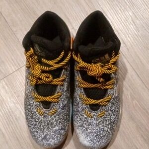 Adidas Freak  Boys Football Cleat Size 1.5 Black Gray Multicolor